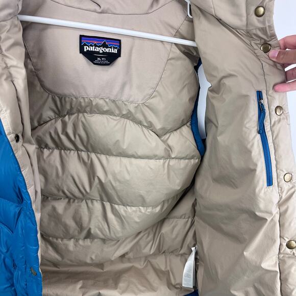 Patagonia Women's Bivy Hooded Vest Wavy Blue XL - Picture 7 of 14